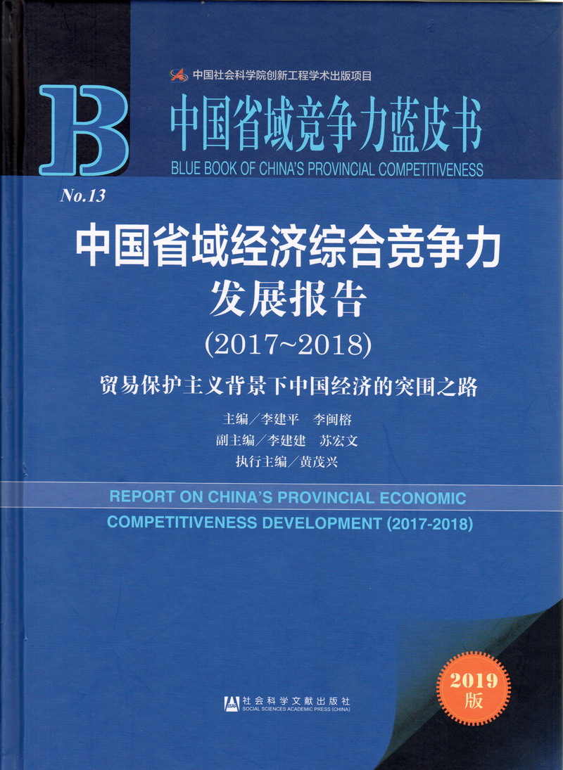 搞鸡插插网站中国省域经济综合竞争力发展报告（2017-2018）